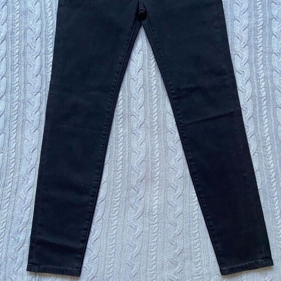 FRYE Addie Street Style Midnight Black Mid Rise Skinny Jeans - Picture 6 of 12